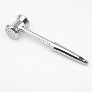 Heavy Duty Stainless Steel Dual-Sided Meat Mallet Meat Tenderizer Hammer Tool for Tenderizing Steak