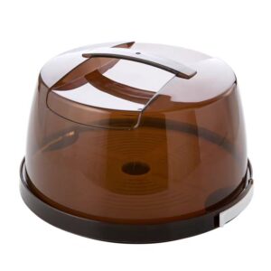 Hot Sale Cake Carrier with Handle 8inch Plastic Cake Box Round Shaped Cake Packaging Reusable