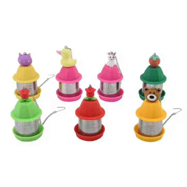 Wholesale Hot Sale Tea Filter Creative New 304 Stainless Steel Tea Infuser Silicone Tea Strainer