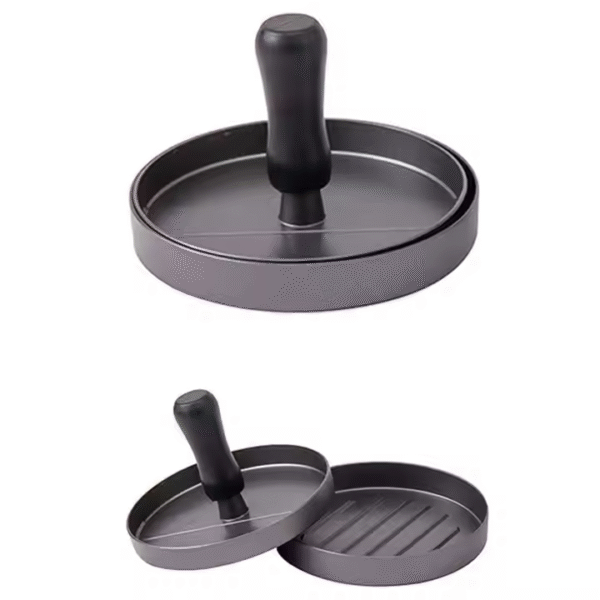 Kitchen Food Mold Round Shape Hamburger Press Aluminum Alloy Hamburger Meat Beef Grill Burger Press - Image 3
