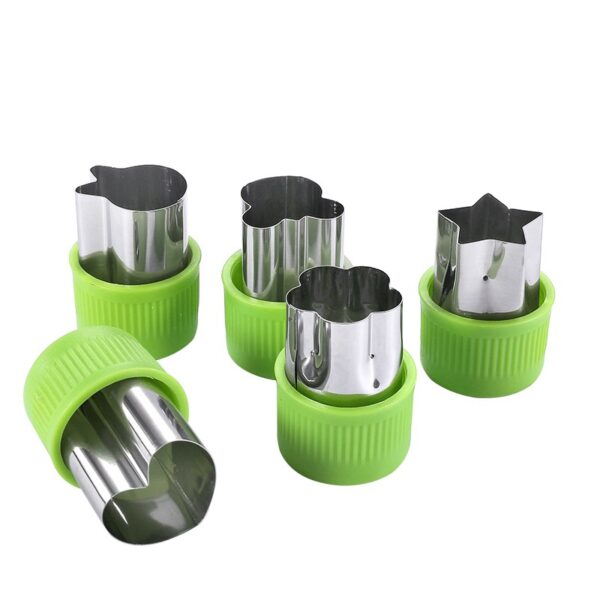 12 Pcs Vegetable Fruit Cutter Shapes Baking Tools Set/Baking & Pastry Cutter Tools Mini Pie Crafts - Image 2