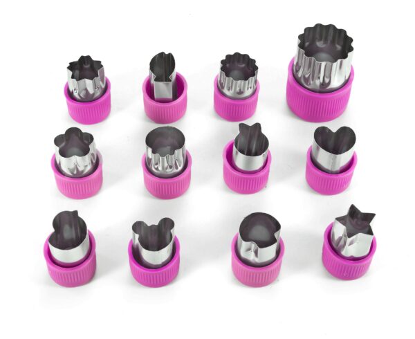 12 Pcs Vegetable Fruit Cutter Shapes Baking Tools Set/Baking & Pastry Cutter Tools Mini Pie Crafts - Image 5