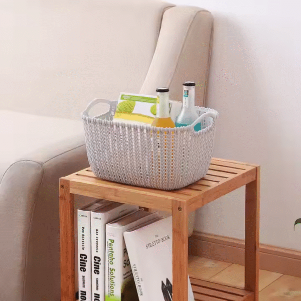 Plastic Storage Basket Storage Baskets Large Kitchen Bathroom Baskets - Image 6