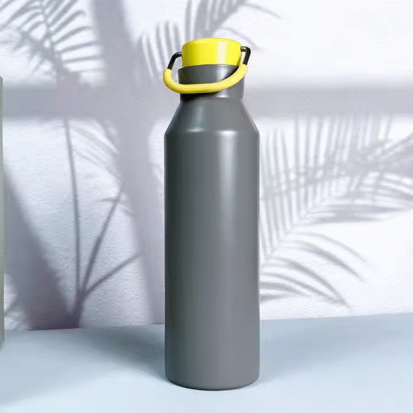 New Novelty Custom Logo Sport Drink Double Wall Insulated Flask Vacuum WaterBottle 24oz 20oz 13oz with Handle Lider