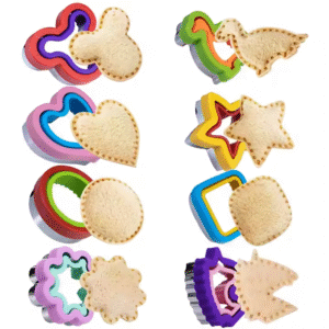 Hot Selling Bread Press Uncrustable Crustless 2 in 1 Sandwich Biscuit Decruster Cutter and Sealer Maker Set for Kids