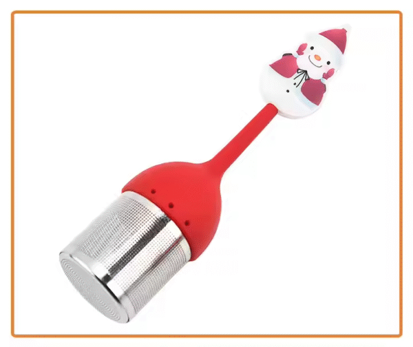 Creative Tea Filter - Christmas - Santa Claus, Christmas Tree, Snow Man, Little Penguin - Image 2