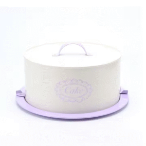 Metal Cake Storage Container for Birthday Kitchen Tin Box