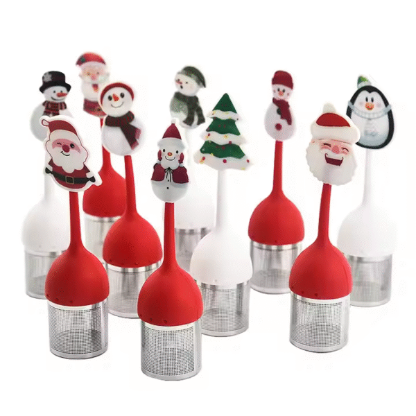 Creative Tea Filter - Christmas - Santa Claus, Christmas Tree, Snow Man, Little Penguin