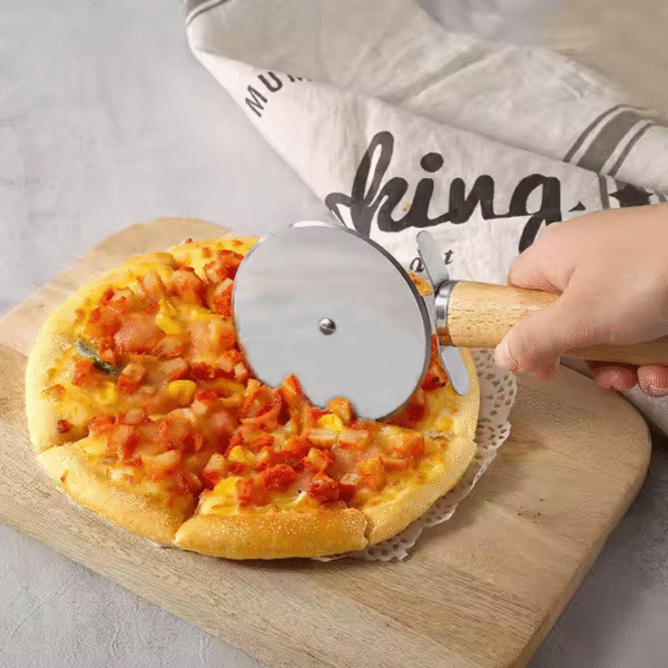 2-Pieces Stainless Steel Pizza Cutter Custom Logo Cake Spatula Sets for Home Kitchen - Image 6