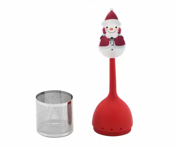 Creative Tea Filter - Christmas - Santa Claus, Christmas Tree, Snow Man, Little Penguin - Image 3