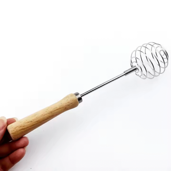 Stainless Steel Household Cream Butter Cake Kitchen Whisk Baking Tools Manual Egg Beater - Image 4