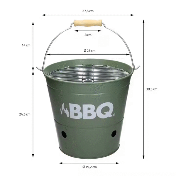 Barbecue Bin with Charcoal Grill For Camping - Image 6
