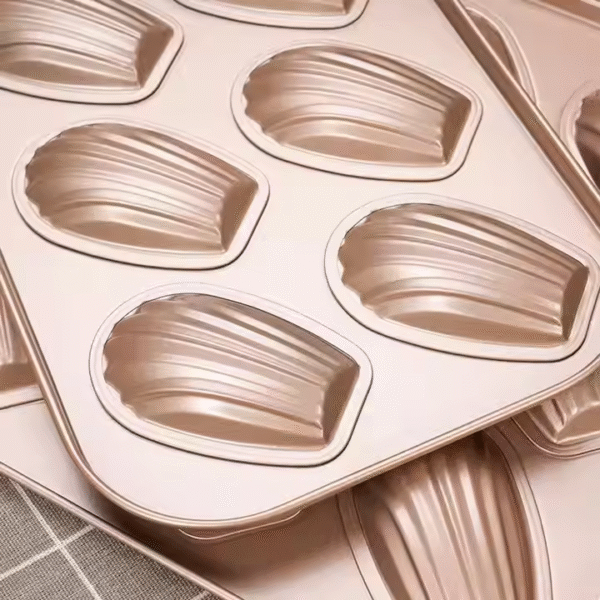 Baking Pan Cake Moulds Madeleine Moulds Madeleine Shell Banana Moulds Suncity 6 Holes 12 Holes - Image 3