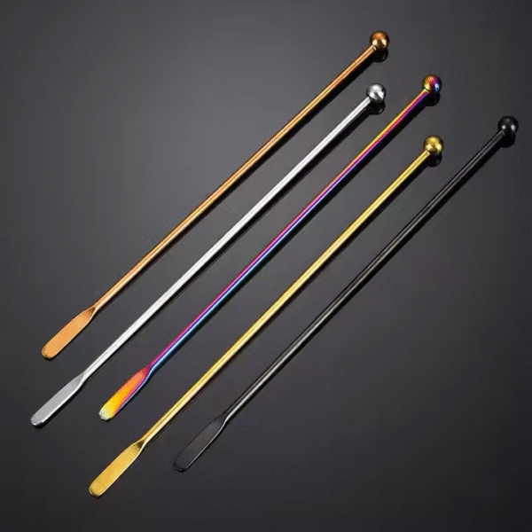 Gold Metal Drink Stirrers - Image 4