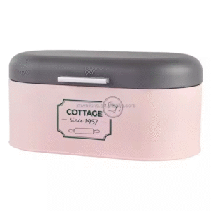 Large Retro Vintage Metal Bread Box for Kitchen Counter Food Storage
