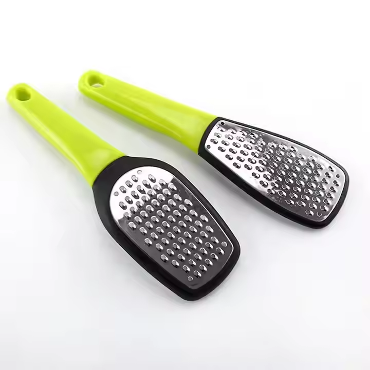 Wholesale 304 Stainless Steel Long PP Handle Lemon Grater Fruit Grater Scrapper Cheese Grater Vegetable Chopper