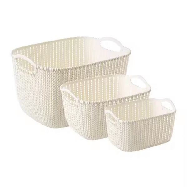 Plastic Storage Basket Storage Baskets Large Kitchen Bathroom Baskets