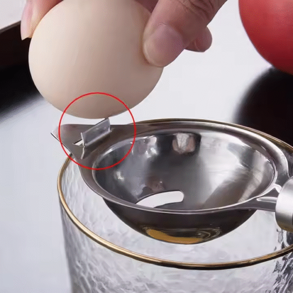 Food Grade Egg Yolk Separators Egg White Separator 18/10 Stainless Steel Egg Separator - Image 5