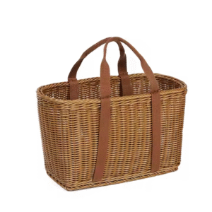 Handmade Storage Basket Portable Rattan Handheld Hand Basket