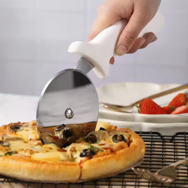 Stainless Steel Blade Rolling Pizza Wheel Cutter - Image 3