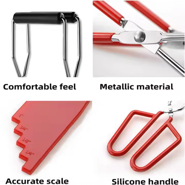 Non slip Large Canning Kits Tools for Making Favorite Jam 7 Piece Stainless Steel Home Jar Canning Kit - Image 6