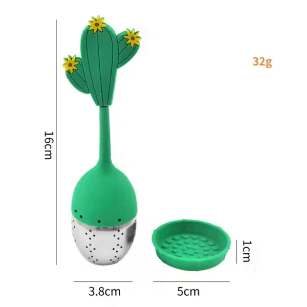 Wholesale Standard Silicon Handle Stainless Steel Tea Strainer - Image 3