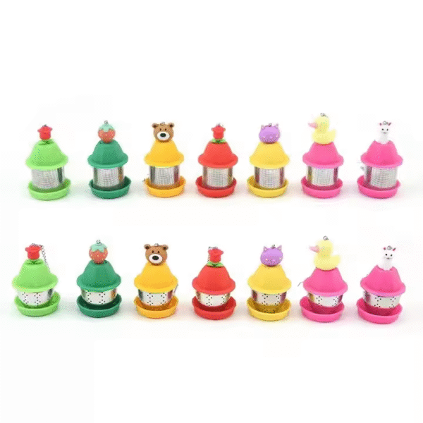 Wholesale Hot Sale Tea Filter Creative New 304 Stainless Steel Tea Infuser Silicone Tea Strainer - Image 4