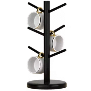 Multifunction Color Wooden Countertop Coffee Mug Tree Mug Cup Stand