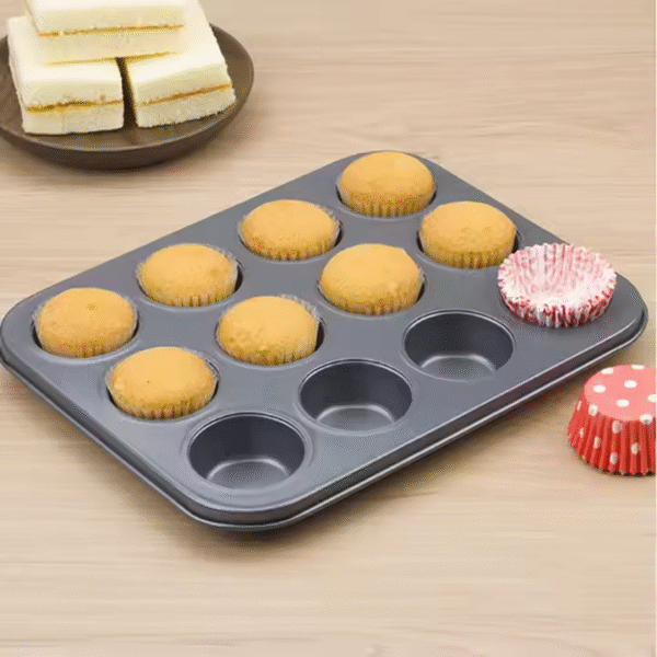 Mini Muffin Round Mold DIY Cupcake Cookies Baking Pan Non-Stick Steel Cake Mold Biscuit Muffin Pan Baking Pan - Image 5