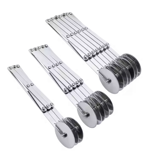 Stainless Steel 3/5/7 Wheel Pizza Cutter Wheel Pastry Dough Slicer Roller Cake Tools