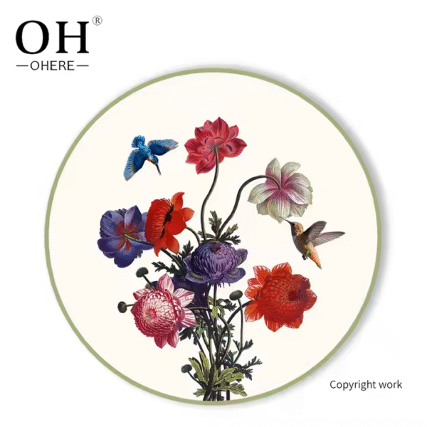Modern Ceramic Dinnerware Set Golden Rim Ideal for Weddings Restaurants Events Customizable Round Plates - Image 2
