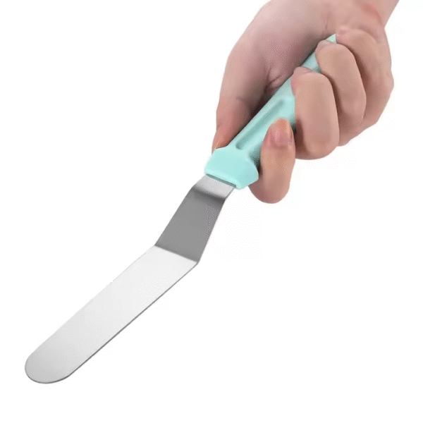 Stainless Steel Blade Angled Icing Spatula Cake Decorating Frosting Spatula Cake Baking Smoother Scraper - Image 6