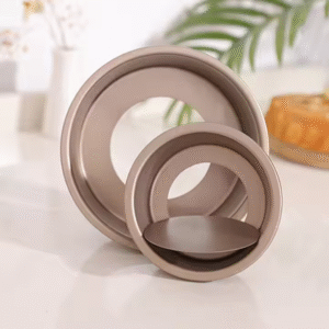 4/6/8 Inch Nonstick Round Carbon Steel Round Cake Mold Microwave Bread Baking Pans and Dishes with Removable Bottom