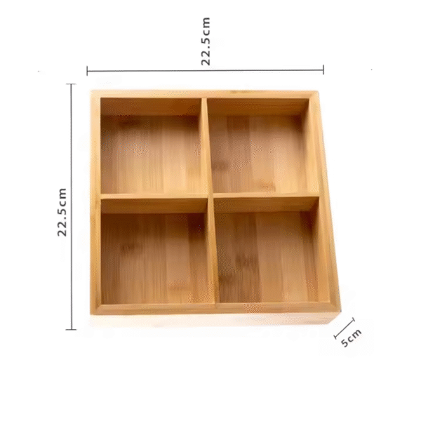 Wholesale Natural Wood Durable Odorless Dry Fruit Case Storage Wooden Box With Divider - Image 3
