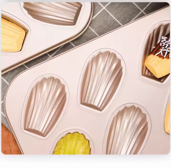 Baking Pan Cake Moulds Madeleine Moulds Madeleine Shell Banana Moulds Suncity 6 Holes 12 Holes - Image 5