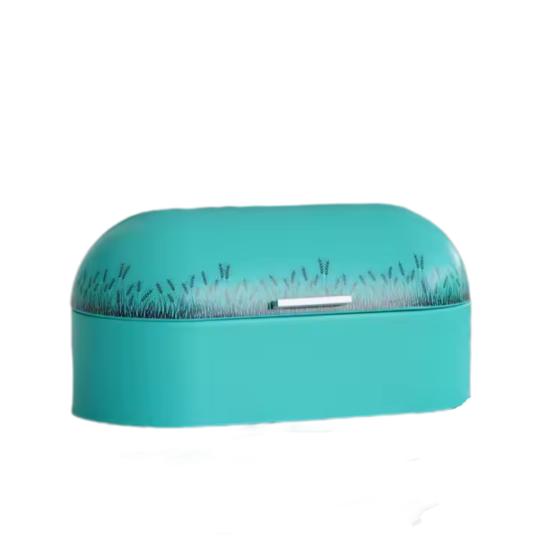 Kitchen Accessories Large Oval Metal Bread Box - Image 5