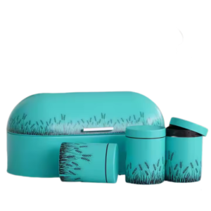 Kitchen Accessories Large Oval Metal Bread Box