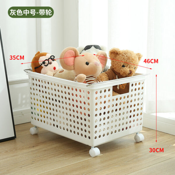 Multilayer Stackable Box Organizer Bathroom Plastic Storage Basket - Image 3