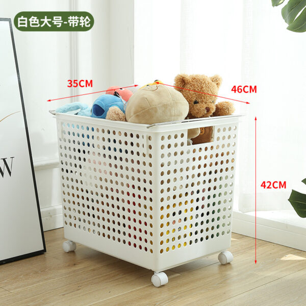 Multilayer Stackable Box Organizer Bathroom Plastic Storage Basket - Image 2