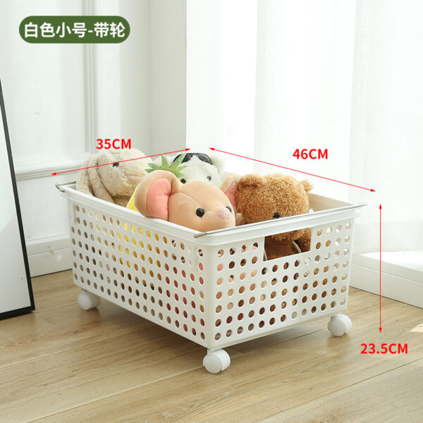 Multilayer Stackable Box Organizer Bathroom Plastic Storage Basket - Image 4