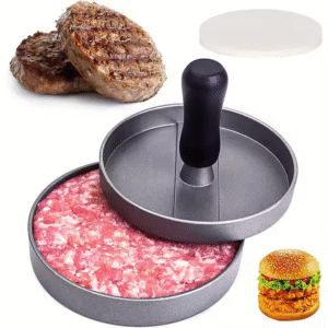 Kitchen Food Mold Round Shape Hamburger Press Aluminum Alloy Hamburger Meat Beef Grill Burger Press