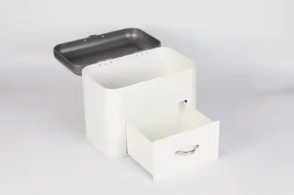 Double Layer Bread Box for Kitchen or Food Storage - Image 4