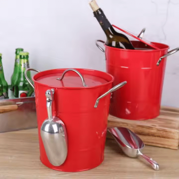 Bar Supply Party Ice Beer Bucket Double Wall for Home Bar - Image 2