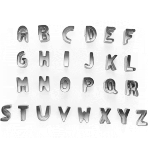 Stainless Steel Christmas Alphabet Number Cookie Cutter Biscuit Cookie Mold Cake Embossing Tool