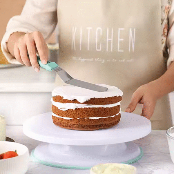 Stainless Steel Blade Angled Icing Spatula Cake Decorating Frosting Spatula Cake Baking Smoother Scraper - Image 3