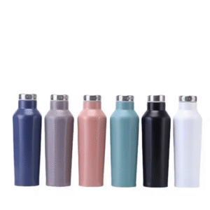 New Custom Logo Printing Free Sample High Quality Stainless Steel Double Wall Water Bottles With Lid