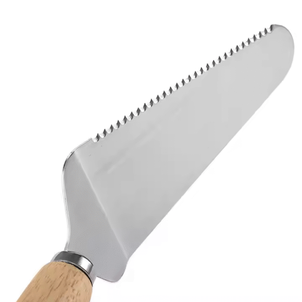 2-Pieces Stainless Steel Pizza Cutter Custom Logo Cake Spatula Sets for Home Kitchen - Image 5