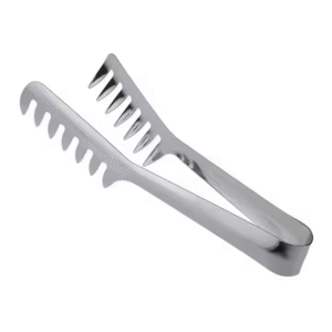 Cooking Food Serving Tongs Noodle Tongs Silver Multi Purpose Food Clips Cooking Utensils 430 Stainless Steel