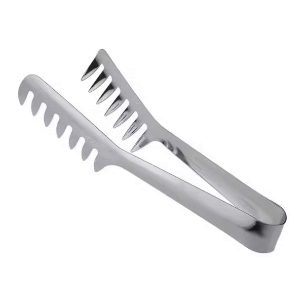 Cooking Food Serving Tongs Noodle Tongs Silver Multi Purpose Food Clips Cooking Utensils 430 Stainless Steel