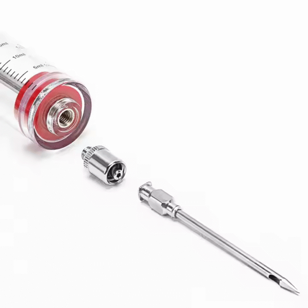 Stainless Steel Meat Syringe with Screw-on Meat Needle - Image 5